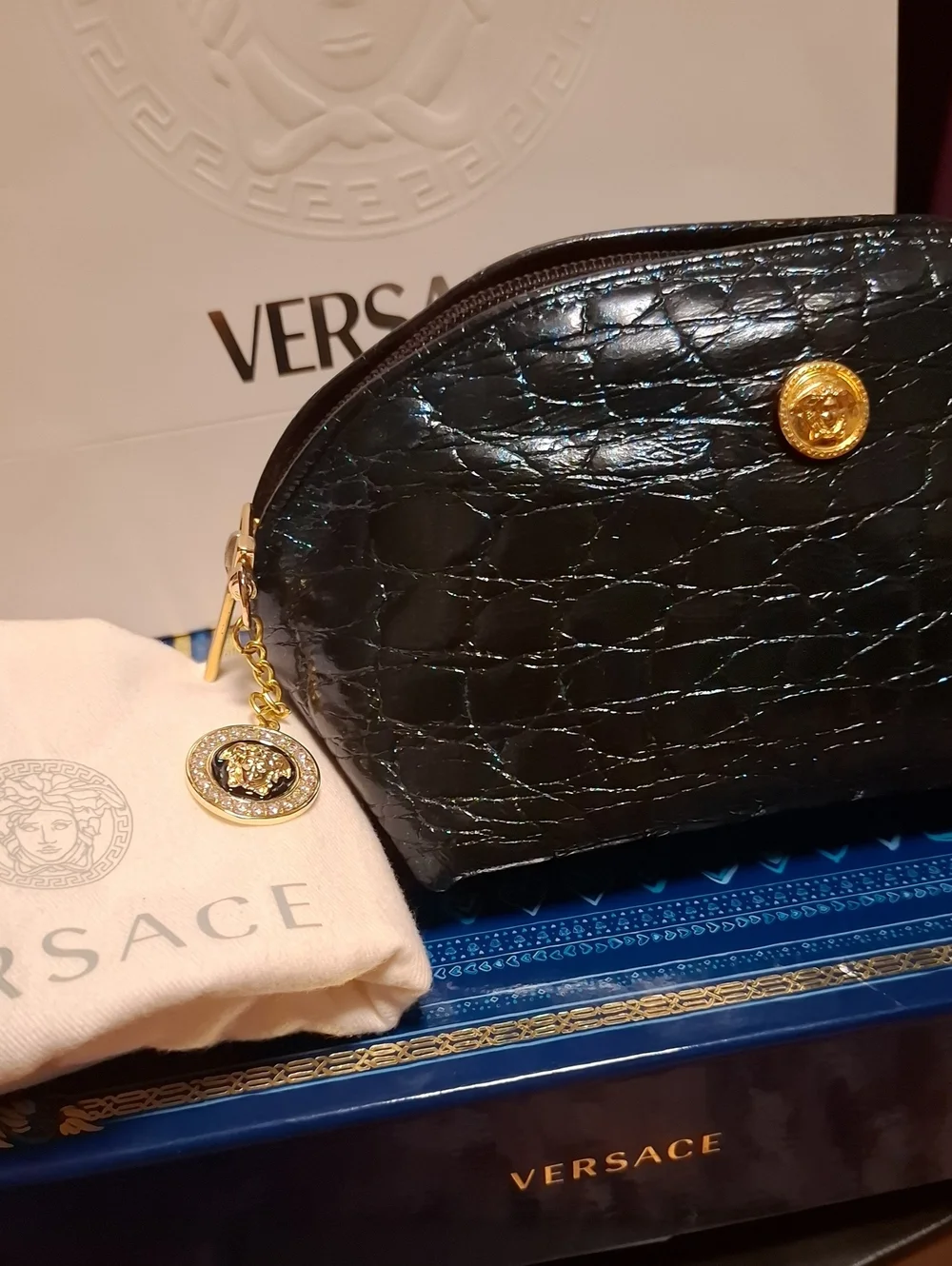 Gianni Versace Couture Cosmetic Bag